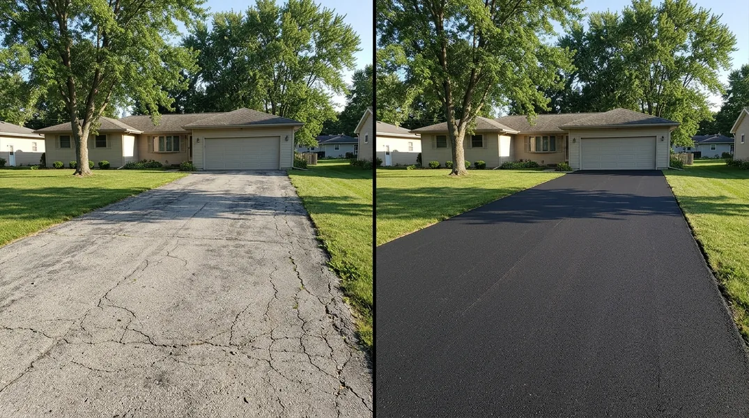 Paving a Narrow Driveway Apron in South Bend's Studebaker-Era Core